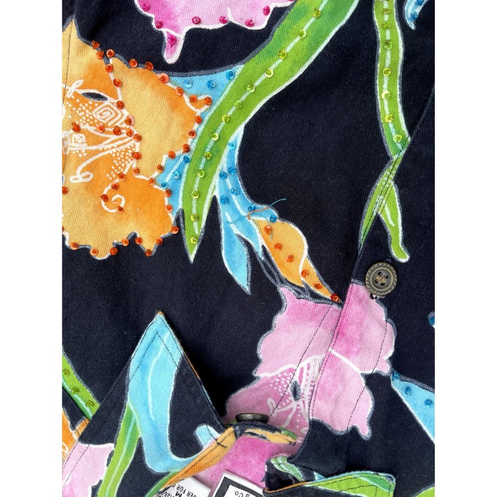 VTG Take 2 Floral Embellished Top - Picture 5 of 6